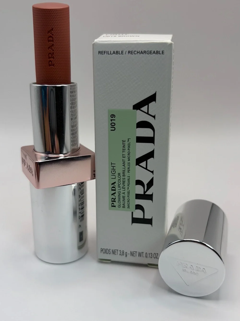 Prada Lipstick — Warm Coral Nude